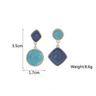 Geometric Irregular Stud Earrings