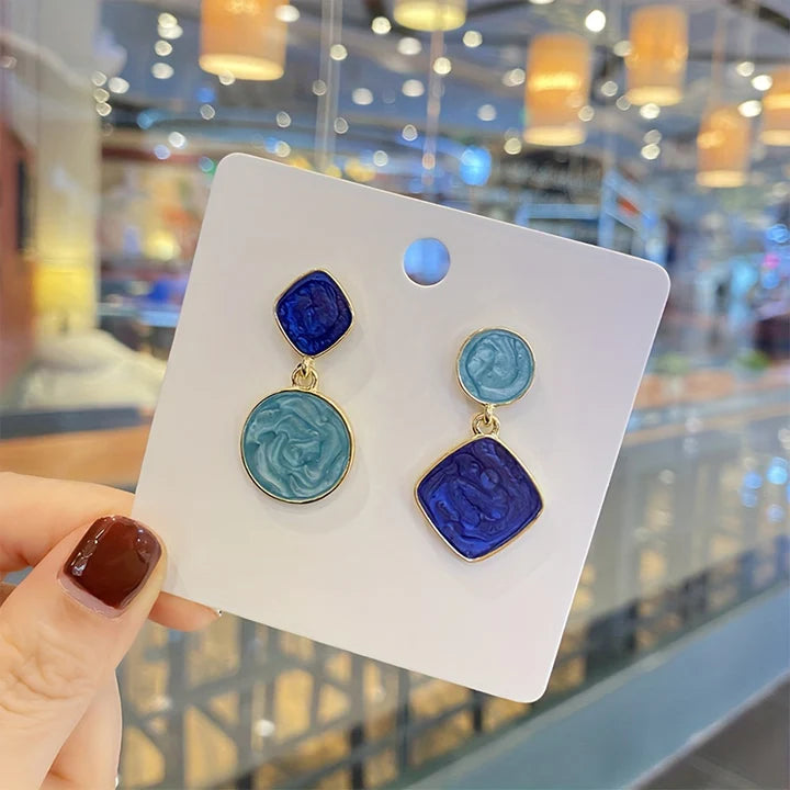 Geometric Irregular Stud Earrings