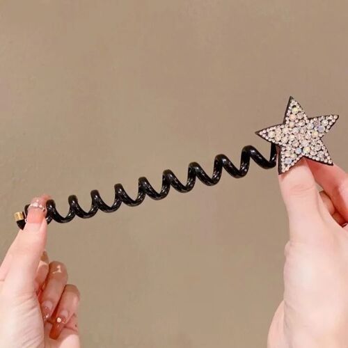 Star Hair Clip Ties ( Pack of 5 )