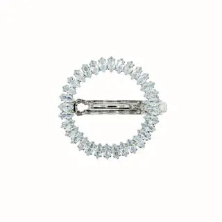 Crystal Sphere Barrette Hair Clip