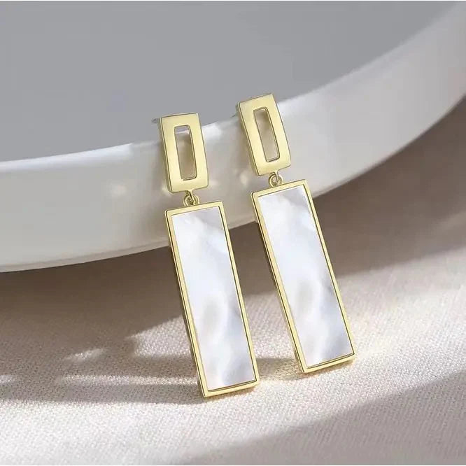 Hoops Geometric Acrylic Stud Earrings