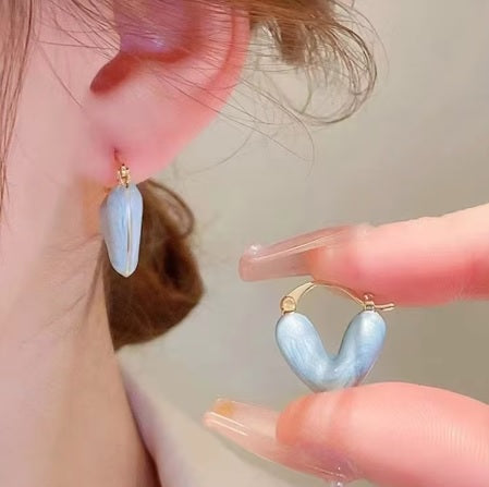 Heart Shape Girls Earring Stud Drop Earings
