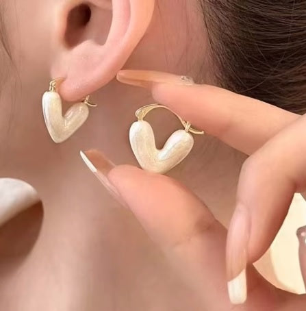 Heart Shape Girls Earring Stud Drop Earings