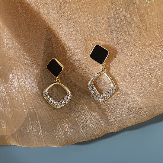 Square Drop Earrings For Woman