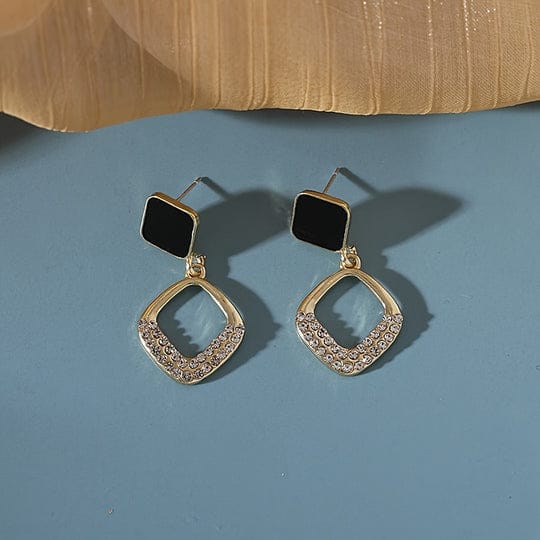 Square Drop Earrings For Woman