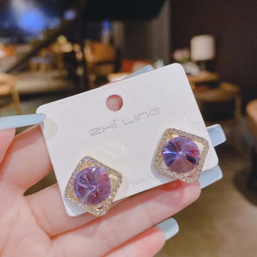 Oval Studs Earrings