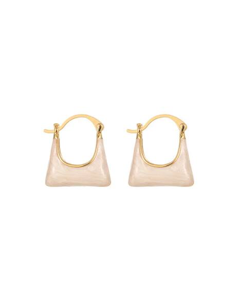 Elegant Handbag Hoop Earrings